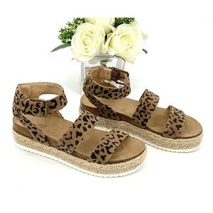 Universal Thread Women’s Animal Print Espadrille Sandals Size 11 Shoe NEW